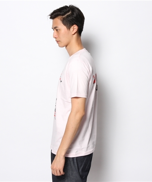 BEAMS T(ビームスティー)の「The Wonderful! design works. / TAMDEM BEAR(Tシャツ/カットソー・メンズ・ホワイト/ピンク・LARGE/MEDIUM/X-SMALL/X-LARGE/SMALL)」の9枚目の写真