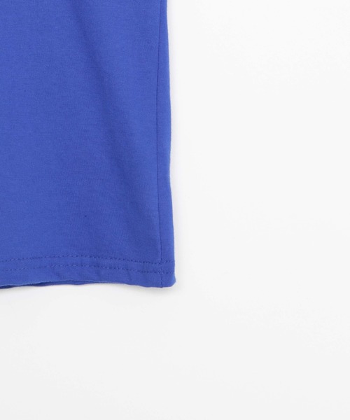 DING（ディング）の「DING/フェイクレイヤードロングTシャツ（Tシャツ/カットソー・レディース・ブルー/ホワイト/ブラック・FREE）」の16枚目の写真