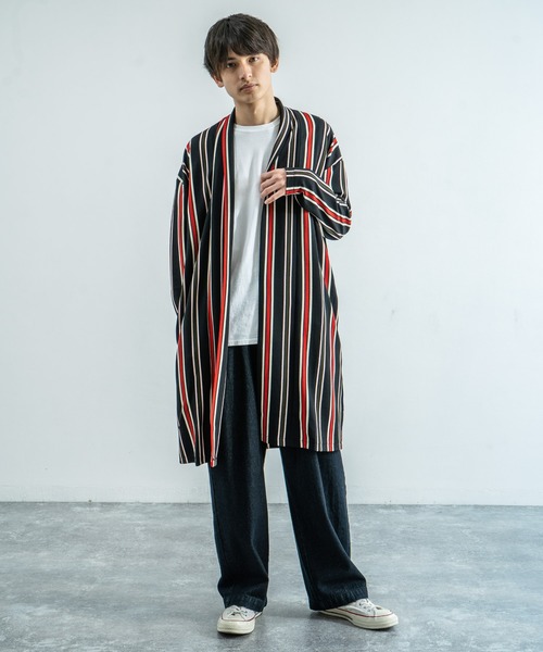 日本在庫 即発送 Rocky Monroe ロッキーモンロー の ストライプ ロング コーディガン カーディガン ボレロ 特売格安 Vancity Com Elementalschool Com