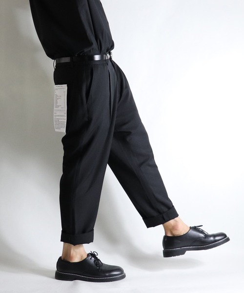 Confirm（コンファーム）の「Confirm / コンファーム テーパードアンクルパンツ（その他パンツ・メンズ・ブラック/ブラウン/グレー・M/L）」の10枚目の写真