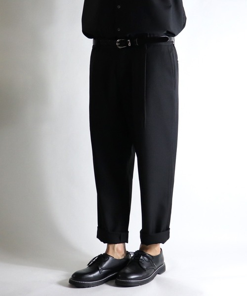 Confirm（コンファーム）の「Confirm / コンファーム テーパードアンクルパンツ（その他パンツ・メンズ・ブラック/ブラウン/グレー・M/L）」の14枚目の写真