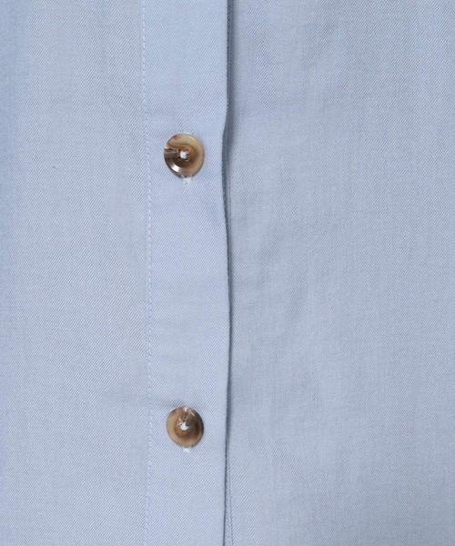 Heather（ヘザー）の「ビエラバンドカラーシャツ　881155（シャツ/ブラウス・レディース・アイボリー/ブルー系その他/ブラック・FREE）」の17枚目の写真