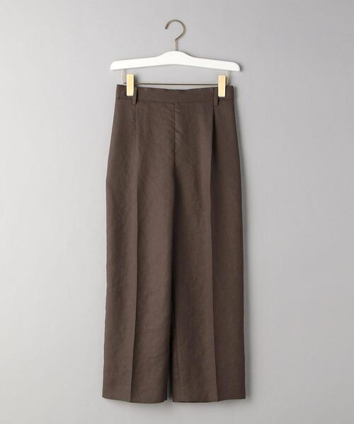 BEAUTY&YOUTH UNITED ARROWS（ビューティーアンドユースユナイテッドアローズ）の「BY∴ バックゴムクロップドテーパードパンツ ◆（その他パンツ・レディース・ナチュラル/ダークブラウン/ピンク・MEDIUM/SMALL/LARGE）」の2枚目の写真