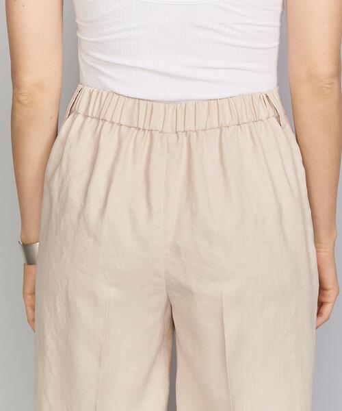 BEAUTY&YOUTH UNITED ARROWS（ビューティーアンドユースユナイテッドアローズ）の「BY∴ バックゴムクロップドテーパードパンツ ◆（その他パンツ・レディース・ナチュラル/ダークブラウン/ピンク・MEDIUM/SMALL/LARGE）」の16枚目の写真