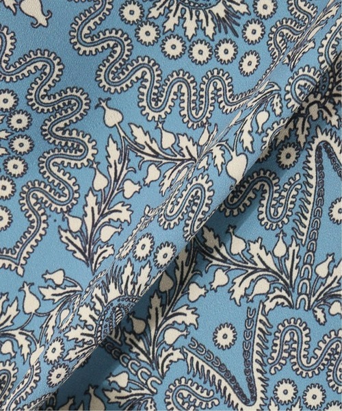 B.C STOCK（ベーセーストック）の「ダマスク柄ストレートスカート（スカート・レディース・ブラウン/ブルー系その他・FREE）」の15枚目の写真