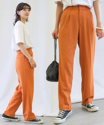 select MOCA | 2020 S/S ダブルタックテーパードパンツ/カラーパンツ/カラーテーパードパンツ(スラックス)