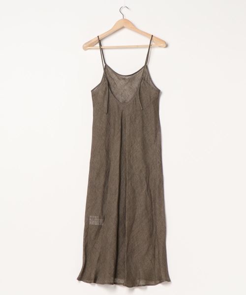 FRAMeWORK（フレームワーク）の「ヴィンテージリネンキャミワンピ  