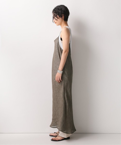 FRAMeWORK（フレームワーク）の「ヴィンテージリネンキャミワンピ  
