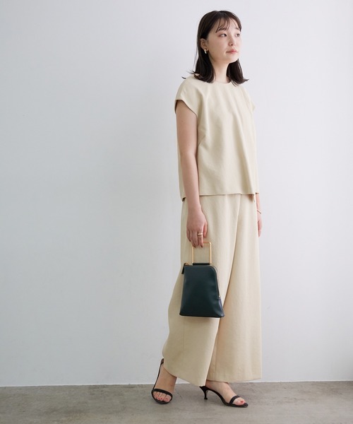 ADAM ET ROPE'（アダムエロペ）の「レイヤードオールインワン（つなぎ/オールインワン・レディース・ダークブラウン/ベージュ・FREE）」の8枚目の写真