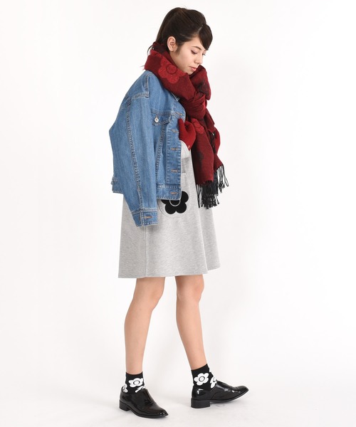 MARY QUANT（マリークワント）の「ビッグデイジーパターン ソックス（ソックス/靴下・レディース・ブラック/レッド/イエロー/ブルー/グレー/ベージュ/ホワイト・FREE）」の8枚目の写真