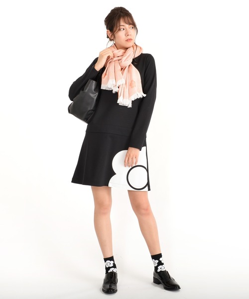 MARY QUANT（マリークワント）の「ビッグデイジーパターン ソックス（ソックス/靴下・レディース・ブラック/レッド/イエロー/ブルー/グレー/ベージュ/ホワイト・FREE）」の9枚目の写真