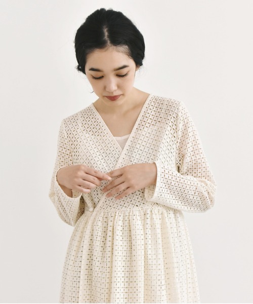 kaene（カエン）の「綿レース2wayワンピース / kaene Daily