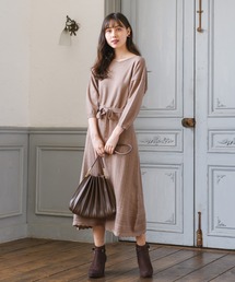 Rewde | ｸﾛｼｪ編みﾆｯﾄﾜﾝﾋﾟｰｽ（0R05-08188）(ワンピース)