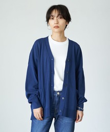 AMERICAN HOLIC | Vネックポケット付きニットカーディガン　＊●(カーディガン/ボレロ)