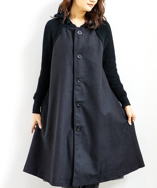 Amulet（アミュレット）の「リブニットスリーブコート（その他アウター・レディース・ブラック/グレー/レッド・MEDIUM/LARGE/X-LARGE/L/XL/M）」の6枚目の写真