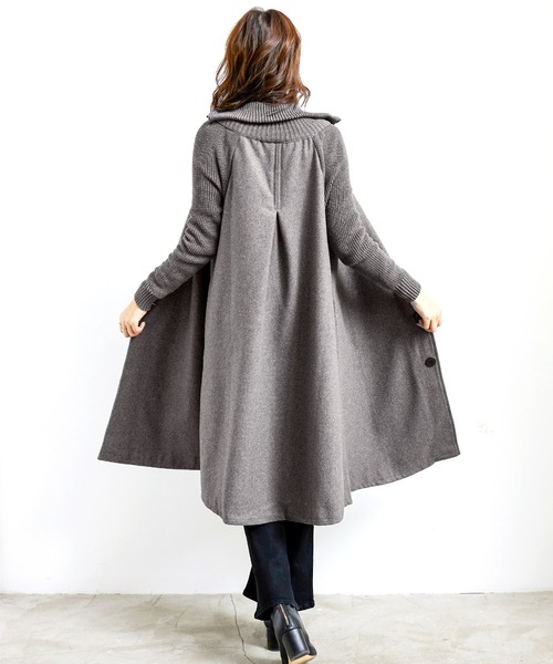 Amulet（アミュレット）の「リブニットスリーブコート（その他アウター・レディース・ブラック/グレー/レッド・MEDIUM/LARGE/X-LARGE/L/XL/M）」の4枚目の写真