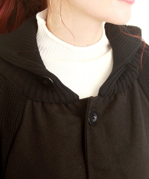 Amulet（アミュレット）の「リブニットスリーブコート（その他アウター・レディース・ブラック/グレー/レッド・MEDIUM/LARGE/X-LARGE/L/XL/M）」の13枚目の写真