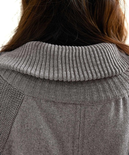 Amulet（アミュレット）の「リブニットスリーブコート（その他アウター・レディース・ブラック/グレー/レッド・MEDIUM/LARGE/X-LARGE/L/XL/M）」の5枚目の写真