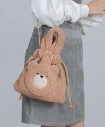 WEGO | WEGO/ベア巾着ショルダーバッグ(ショルダーバッグ)