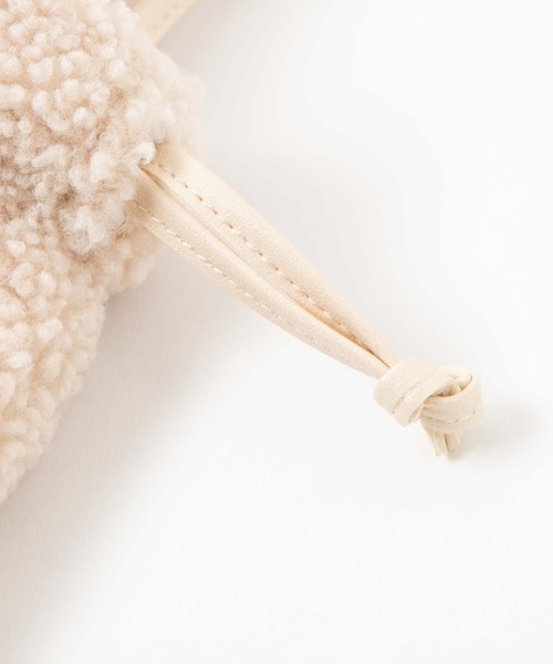 WEGO（ウィゴー）の「WEGO/ベア巾着ショルダーバッグ（ショルダーバッグ・レディース・ベージュ/アイボリー・FREE）」の12枚目の写真