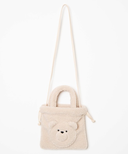 WEGO（ウィゴー）の「WEGO/ベア巾着ショルダーバッグ（ショルダーバッグ・レディース・ベージュ/アイボリー・FREE）」の18枚目の写真