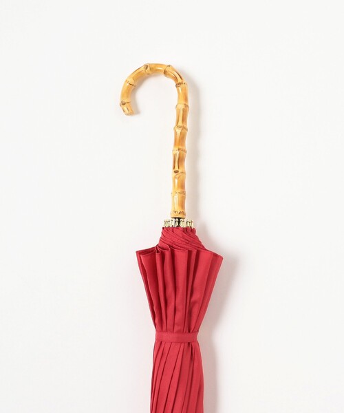 Ray BEAMS（レイビームス）の「Ray BEAMS / ソリッド バンブー 傘（長傘・レディース・ピンク/ミント/レッド/ブラウン・ONE SIZE）」の13枚目の写真