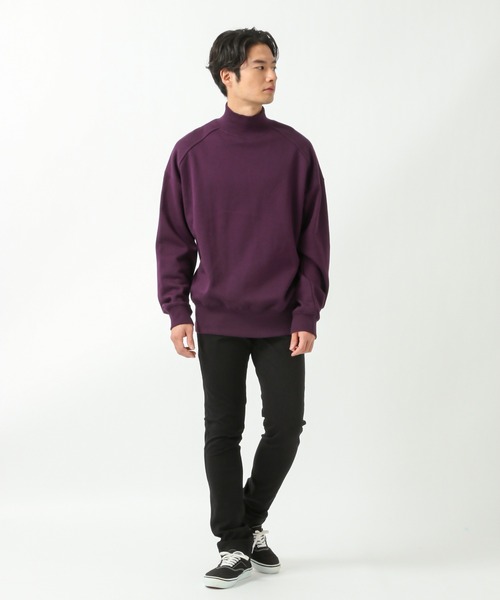 ZPLISH(ジプリシュ)の「ZPLISH/HALFNECK SWEAT 2927988(スウェット・メンズ・ホワイト/パープル/チャコール・FREE)」の10枚目の写真