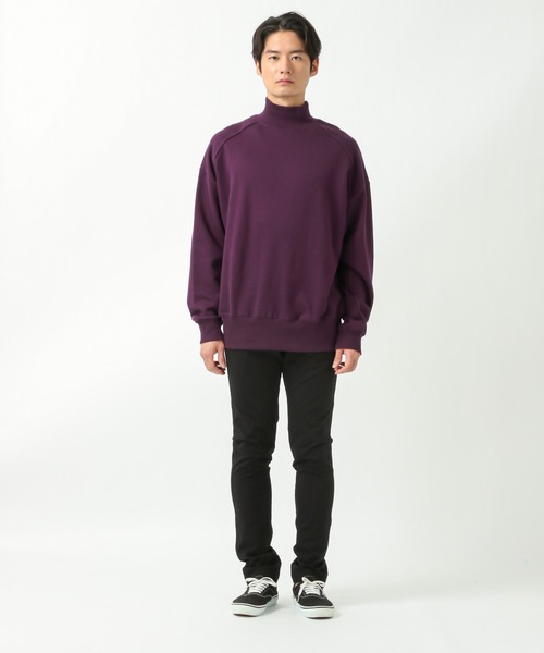 ZPLISH(ジプリシュ)の「ZPLISH/HALFNECK SWEAT 2927988(スウェット・メンズ・ホワイト/パープル/チャコール・FREE)」の11枚目の写真
