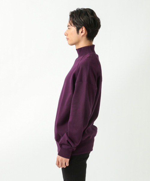 ZPLISH(ジプリシュ)の「ZPLISH/HALFNECK SWEAT 2927988(スウェット・メンズ・ホワイト/パープル/チャコール・FREE)」の13枚目の写真