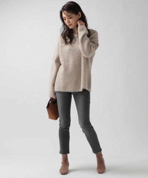 BAYFLOW（ベイフロー）の「ストレッチクロップドスキニーデニム 21SS（デニムパンツ・レディース・オフホワイト/ブラック/ライトブルー/ブルー・26inch/22inch/24inch/25inch/23inch）」の12枚目の写真