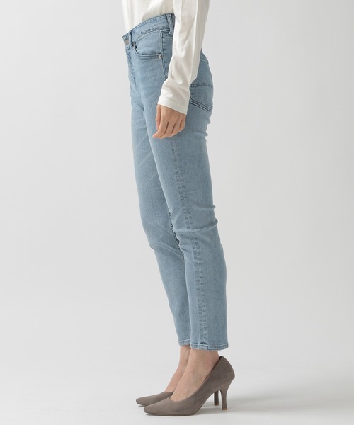 BAYFLOW（ベイフロー）の「ストレッチクロップドスキニーデニム 21SS（デニムパンツ・レディース・オフホワイト/ブラック/ライトブルー/ブルー・26inch/22inch/24inch/25inch/23inch）」の15枚目の写真