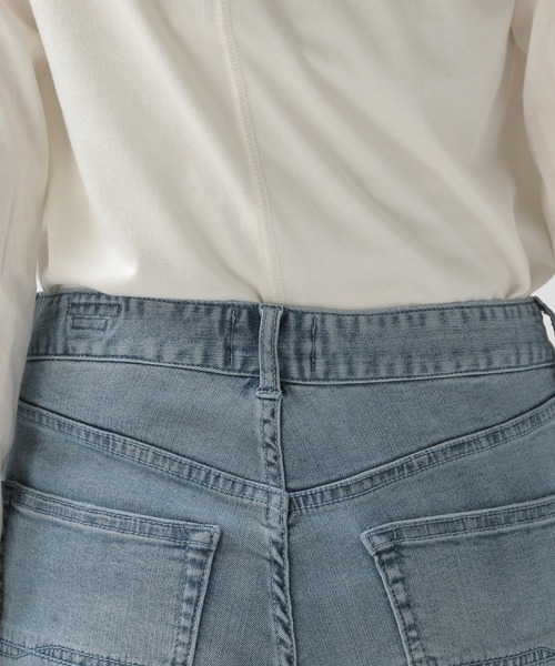 BAYFLOW（ベイフロー）の「ストレッチクロップドスキニーデニム 21SS（デニムパンツ・レディース・オフホワイト/ブラック/ライトブルー/ブルー・26inch/22inch/24inch/25inch/23inch）」の22枚目の写真