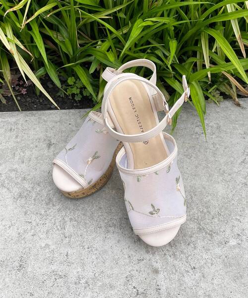 エンブロイダリーシアーサンダル サンダル Majestic Legon マジェスティックレゴン のファッション通販 Zozotown