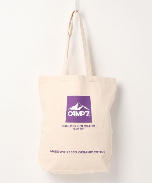 CAMP7(キャンプセブン)の「CAMP7 organic CANVAS TOTE/オーガニックコットン使用(トートバッグ・メンズ・ブラック/パープル/レッド・FREE)」の12枚目の写真