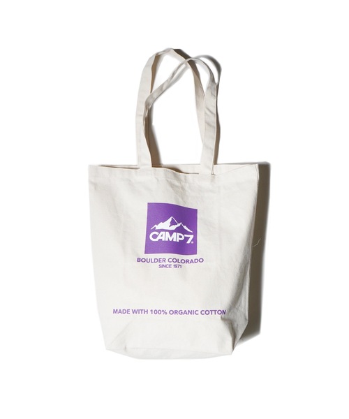 CAMP7(キャンプセブン)の「CAMP7 organic CANVAS TOTE/オーガニックコットン使用(トートバッグ・メンズ・ブラック/パープル/レッド・FREE)」の9枚目の写真