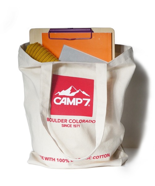 CAMP7(キャンプセブン)の「CAMP7 organic CANVAS TOTE/オーガニックコットン使用(トートバッグ・メンズ・ブラック/パープル/レッド・FREE)」の13枚目の写真