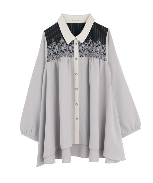 セール ヨーク刺繍イレヘムチュニック チュニック Axes Femme アクシーズファム のファッション通販 Zozotown
