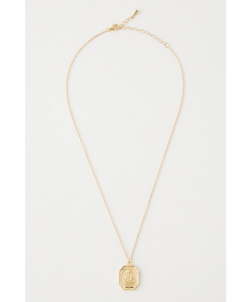 THROW by SLY（スローバイスライ）の「THROW OCTAGON MEDAL N/C メダル ネックレス（ネックレス・レディース・ゴールド/シルバー・FREE）」の2枚目の写真