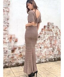 RESEXXY | クロシェ調バックリボンワンピース(ワンピース)