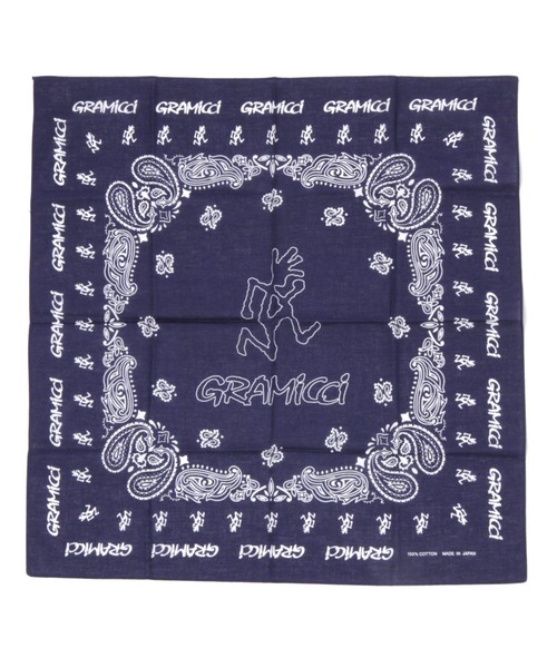 Gramicci(グラミチ)の「【GRAMICCI(グラミチ)】バンダナ(ハンカチ/ハンドタオル・メンズ・レッド・0)」の3枚目の写真