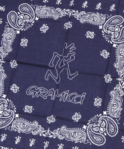 Gramicci(グラミチ)の「【GRAMICCI(グラミチ)】バンダナ(ハンカチ/ハンドタオル・メンズ・レッド・0)」の7枚目の写真