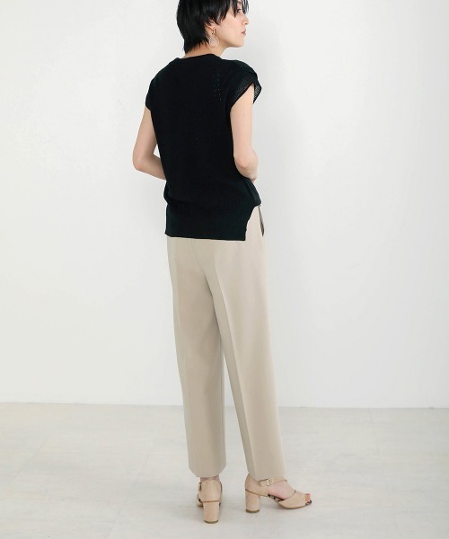 Bou Jeloud（ブージュルード）の「美シルエット◆ストレッチセミワイドパンツ（その他パンツ・レディース・ブラック/ベージュ/ブルー・FREE）」の15枚目の写真