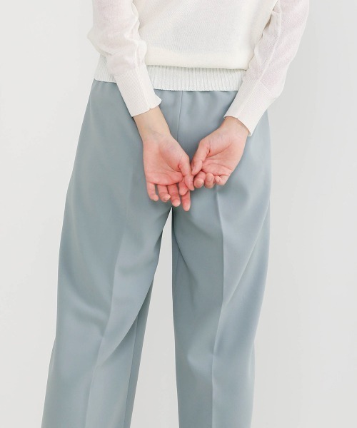 Bou Jeloud（ブージュルード）の「美シルエット◆ストレッチセミワイドパンツ（その他パンツ・レディース・ブラック/ベージュ/ブルー・FREE）」の8枚目の写真