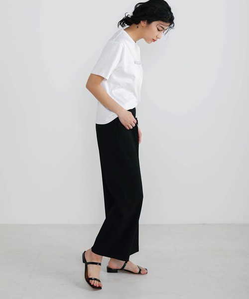 Bou Jeloud（ブージュルード）の「美シルエット◆ストレッチセミワイドパンツ（その他パンツ・レディース・ブラック/ベージュ/ブルー・FREE）」の19枚目の写真