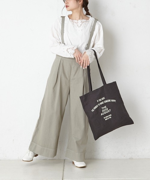 PUAL CE CIN（ピュアルセシン）の「カットワーク刺繍ブラウス（シャツ/ブラウス・レディース・ホワイト/ブラック・FREE）」の3枚目の写真