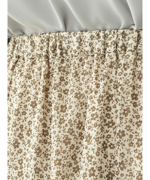 earth music&ecology(アースミュージックアンドエコロジー)の「切り替えシフォンマーメイドスカート *(スカート・レディース・ブラウン/アイボリー/ライトブラウン・FREE)」の17枚目の写真