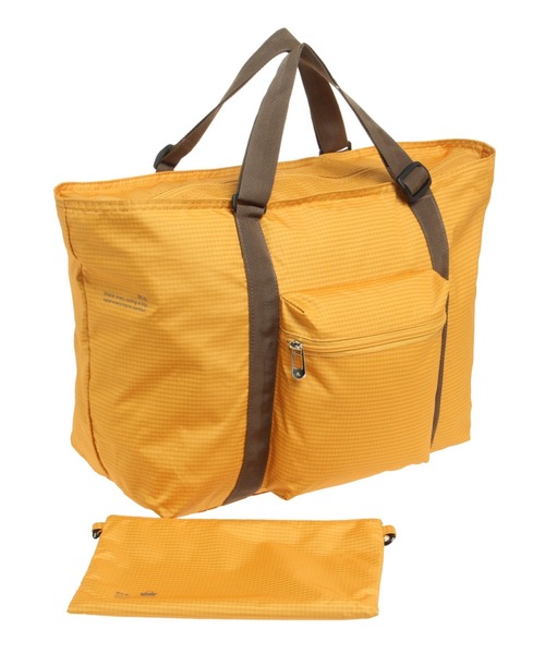 ace.（エース）の「ace.／エース フォルケット トートバッグ 折りたたみバッグ 22リットル 67158（トートバッグ・レディース・ベージュ/オレンジ/ダークネイビー・FREE）」の3枚目の写真