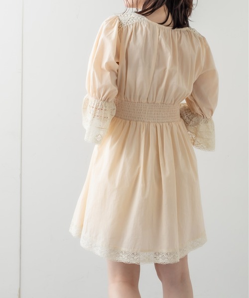 OLIVE des OLIVE（オリーブデオリーブ）の「レースチュニック（シャツ/ブラウス・レディース・オフホワイト/アイボリー/ブラック系その他・FREE）」の22枚目の写真