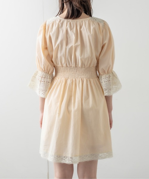 OLIVE des OLIVE（オリーブデオリーブ）の「レースチュニック（シャツ/ブラウス・レディース・オフホワイト/アイボリー/ブラック系その他・FREE）」の11枚目の写真