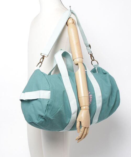 BILLABONG（ビラボン）の「BILLABONG レディース 【The Salty Blonde】 STAY SALTY ボストンバッグ【2020年秋冬モデル】/ビラボンドラムバッグ（ボストンバッグ・レディース・グリーン・FREE）」の5枚目の写真